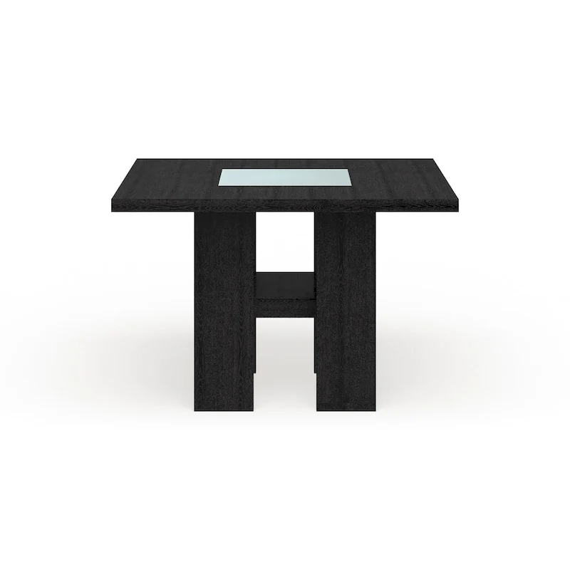 Strick & Bolton Lange 54-inch Square Light-up Counter Height Wood Dining Table