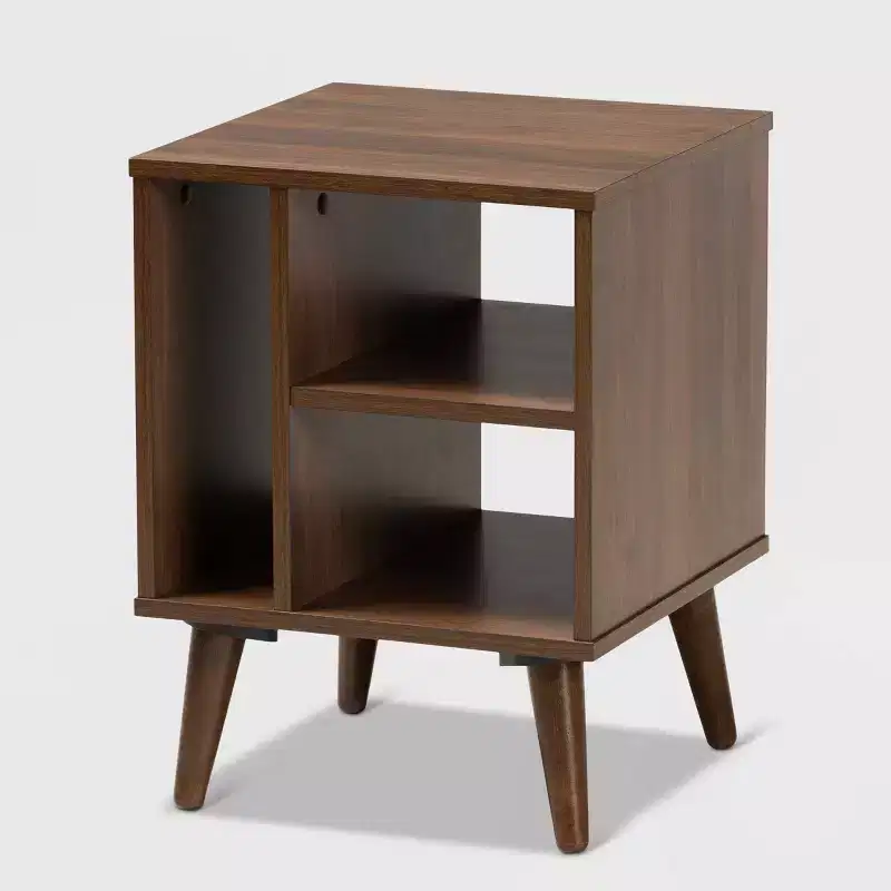 Sami Wood End Table Walnut
