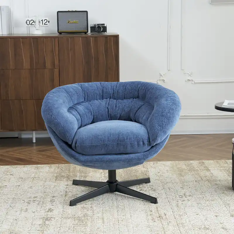 Liamer Swivel Club Chair by Christopher Knight Home