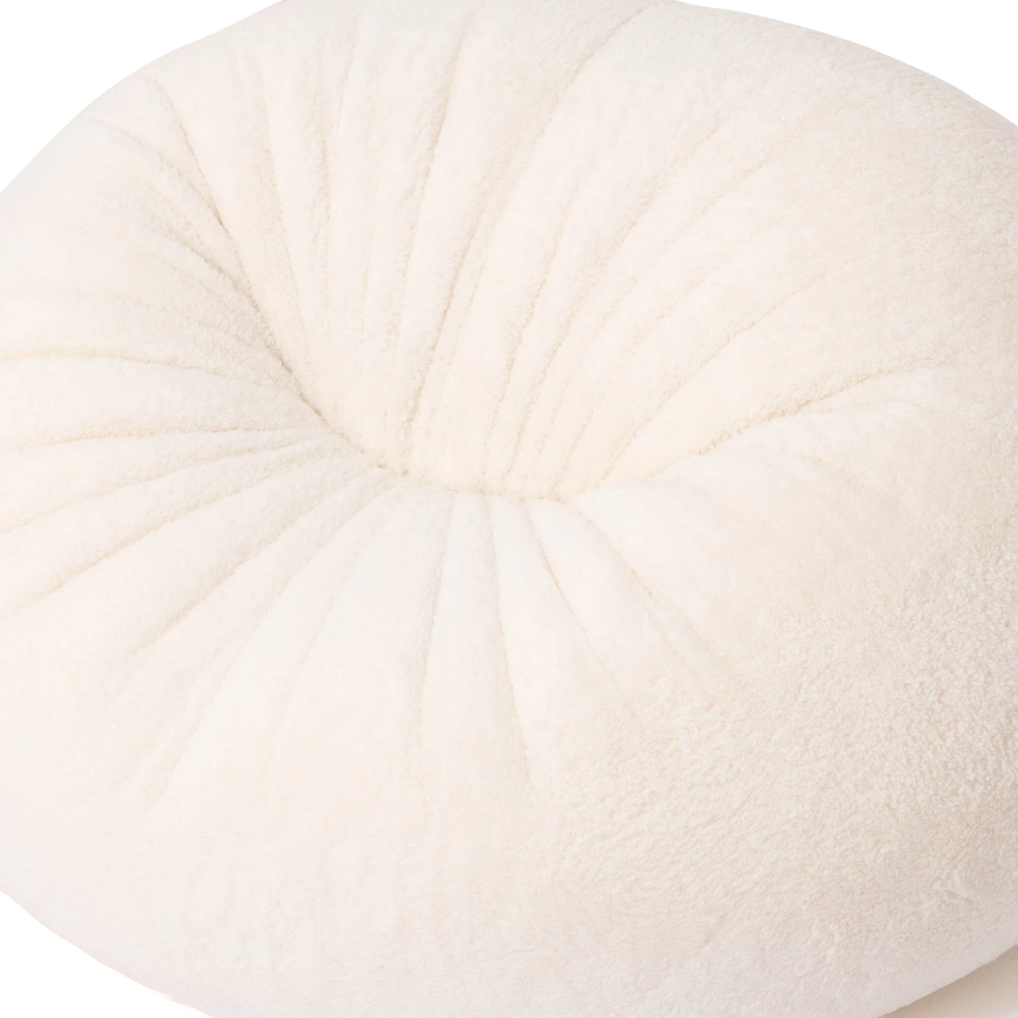 Poodle Fur Bean Sofa – Ivory