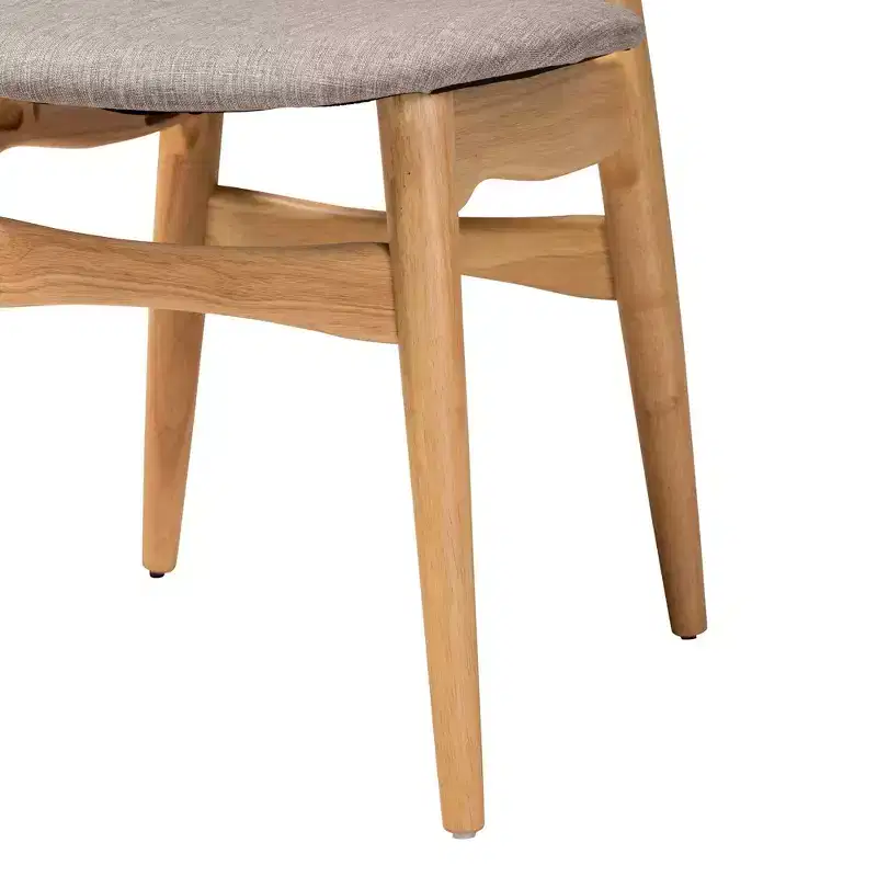 Baxton Studio Tarana Mid-Century Modern Wood 5-Piece Dining Set