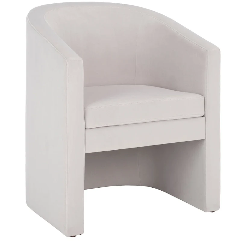 SAFAVIEH Theodosia Barrel Back Accent Chair (Fully Assembled) - W24 x D24 x H30 - 24Wx24Dx30H