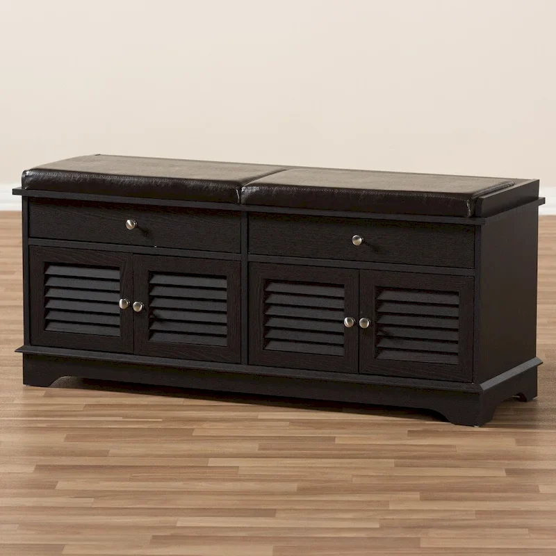 Foldable Rolling Wooden Kitchen Cart with 3 Tiers