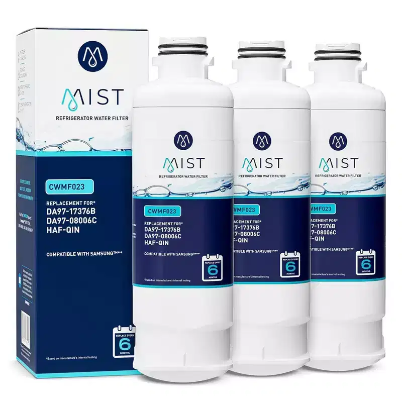 Mist Samsung DA97-17376B Compatible with DA97-08006C, HAF-QIN, HAF-QIN/EXP Refrigerator Water Filter (3pk)