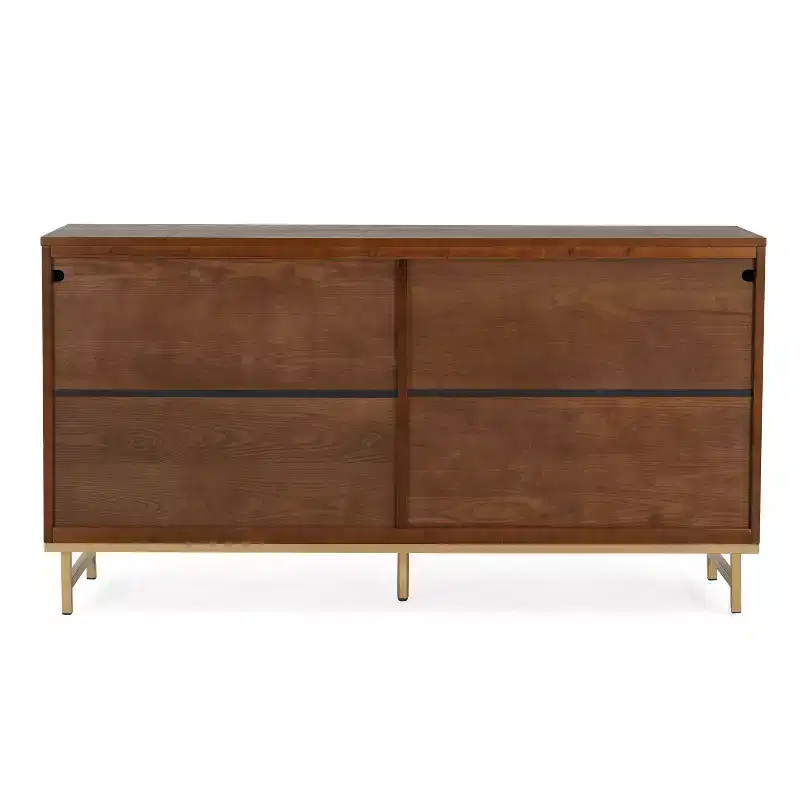 Christopher Knight Home Tamid Modern Wide Handcrafted Sideboard with Adjustable Shelves