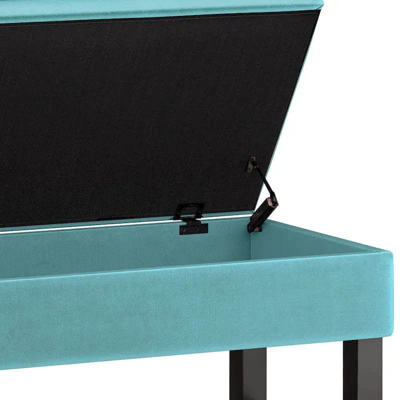WYNDENHALL Essex 44 inch Wide Transitional Rectangle Ottoman Bench