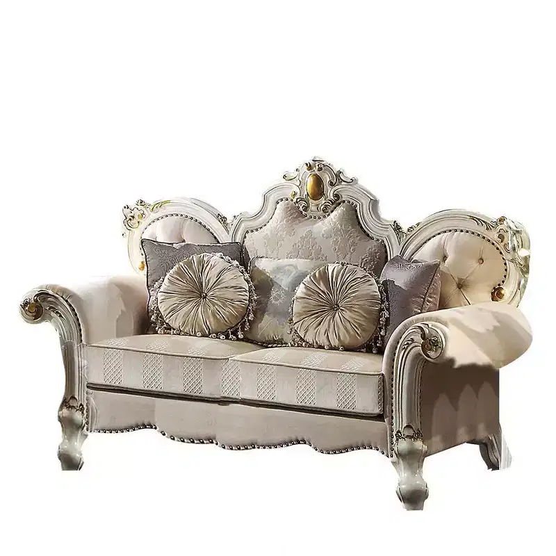 Acme Furniture Picardy Sofa Antique Pearl