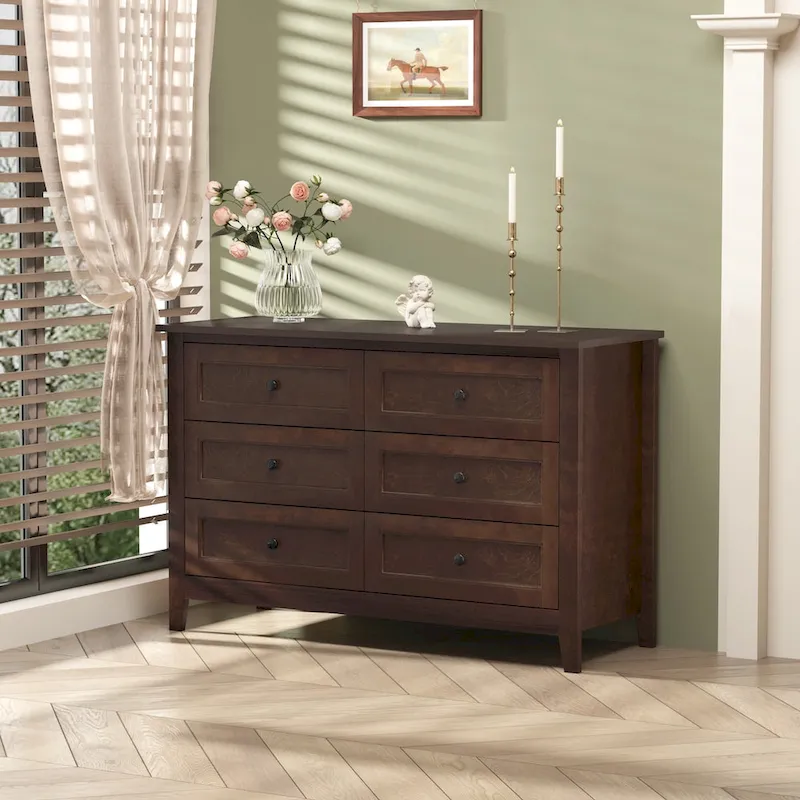 Solid Wood spray-painted drawer dresser bar,buffet tableware cabinet lockers buffet server console table lockers