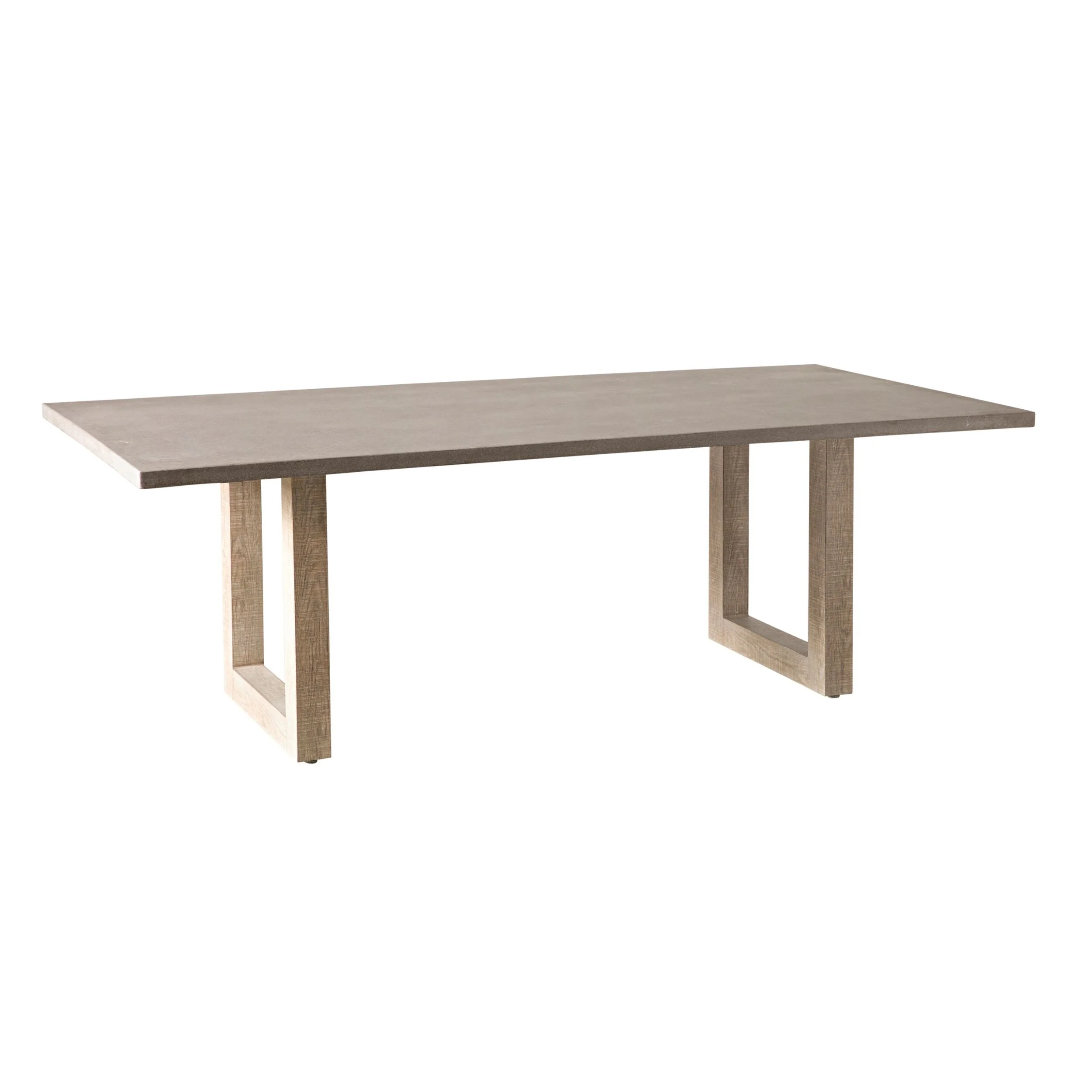 Mantara Outdoor Teak Timber Dining Table Natural 220cm