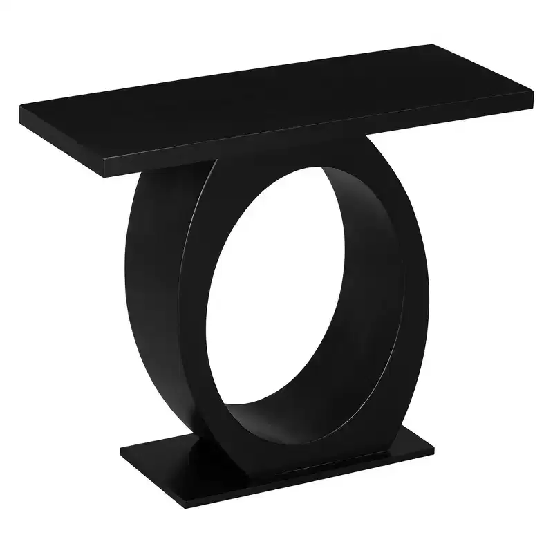 Whisen Modern Console Table & Entryway Table, Sturdy Sofa Table with Egg-Shaped Base