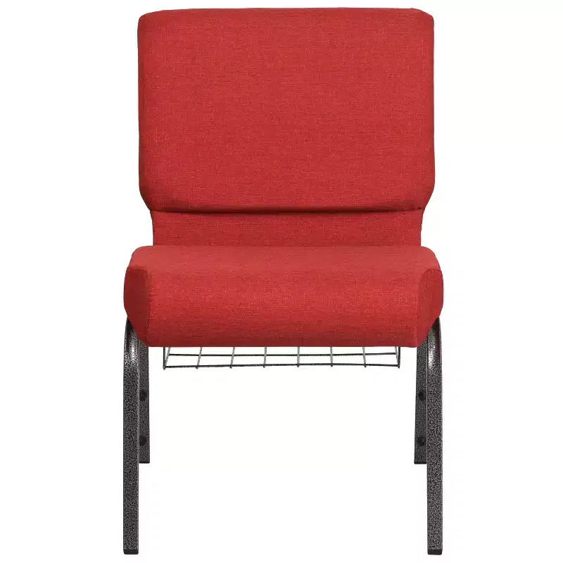 Flash Furniture HERCULES Series 21''W Church Chair with Book Rack
