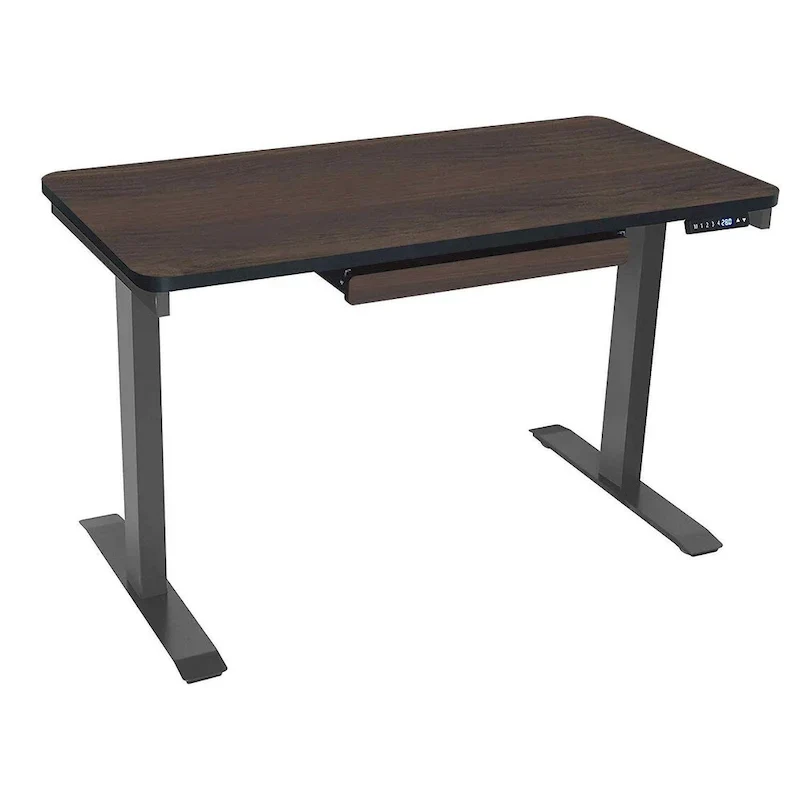 White / Graphite / Walnut / Black Electric Standing Desk, Single Person, 48