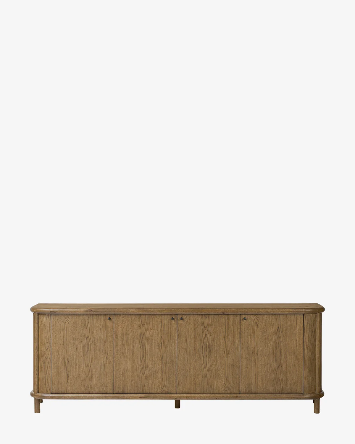 Modern Wood Sideboard with Refined Silhouette & Storage for Living Room