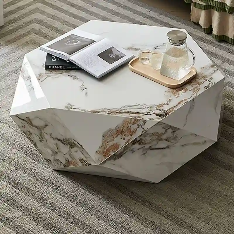 Faux Marble Coffee Table 43.3