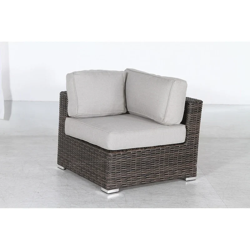 LSI Wicker/Rattan 4 - Person Seating Group with Cushions