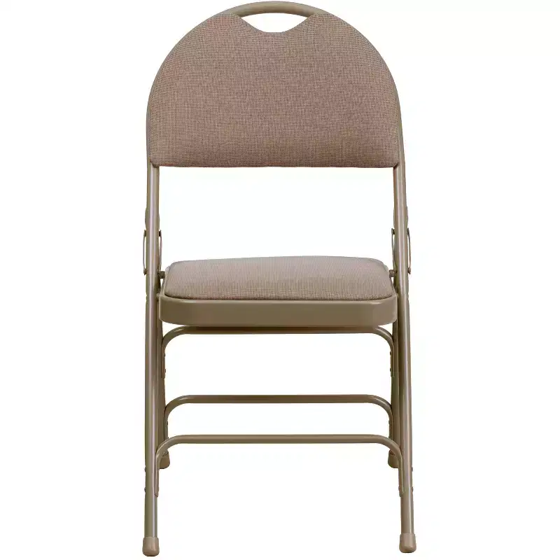 Emma and Oliver 2 Pack Home & Office Easy-Carry Party Events Padded Folding Chair