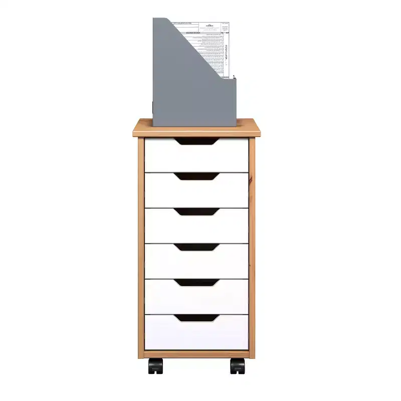 Trendfurn Omnia Narrow 6 Drawer Roll Cart