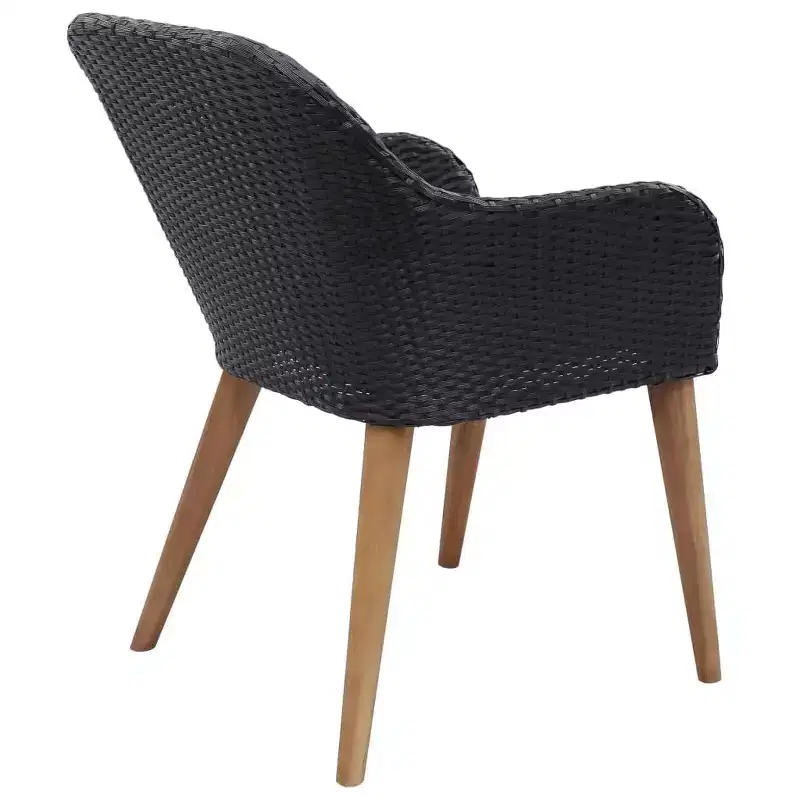 vidaXL Garden Chair 2 pcs 62.5 x 55 x 82 cm Poly Rattan