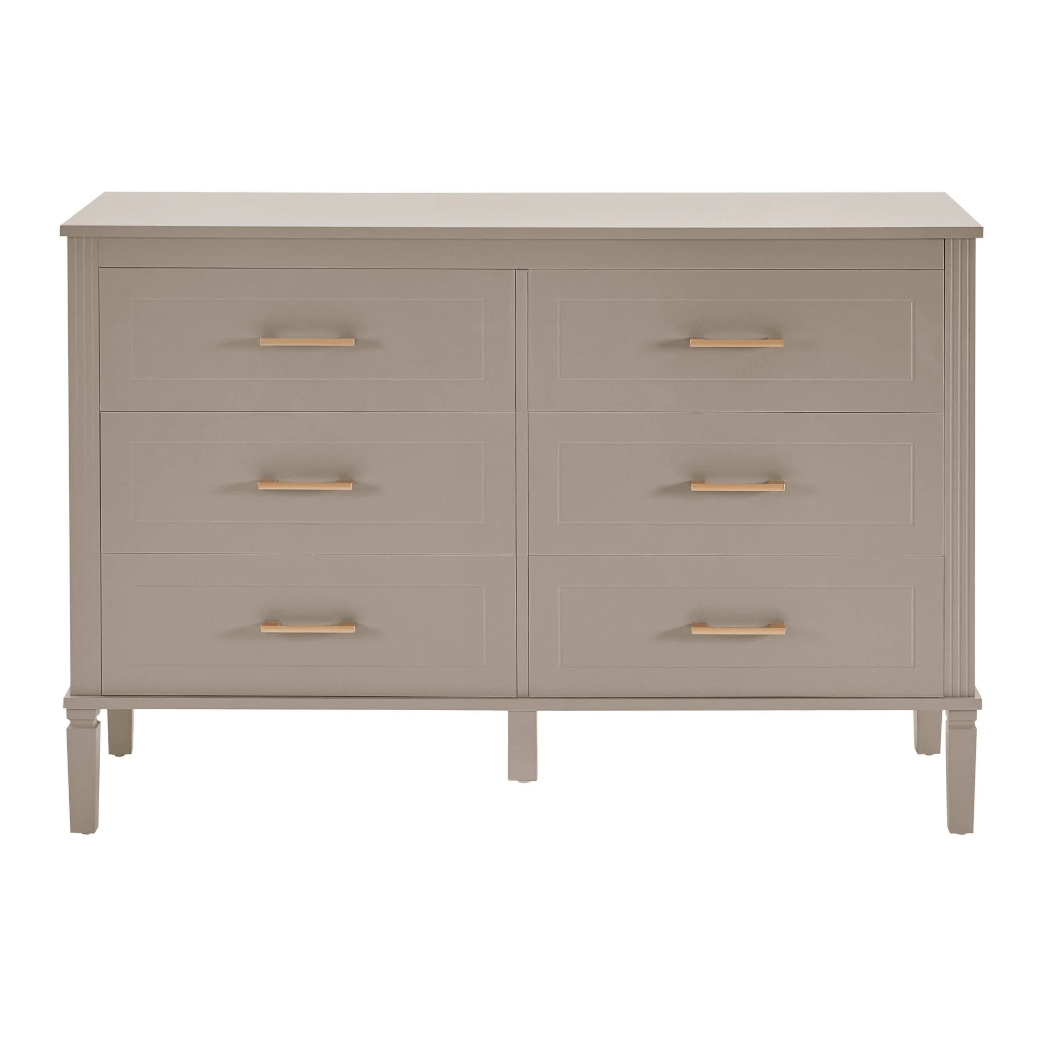 6 Drawer Chest - Taupe