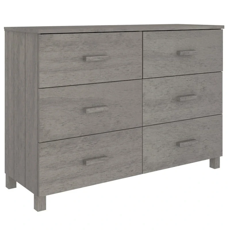 Sideboard Buffet Console Cabinet with Storage Solid Wood Pine - 44.5x15.7x31.5