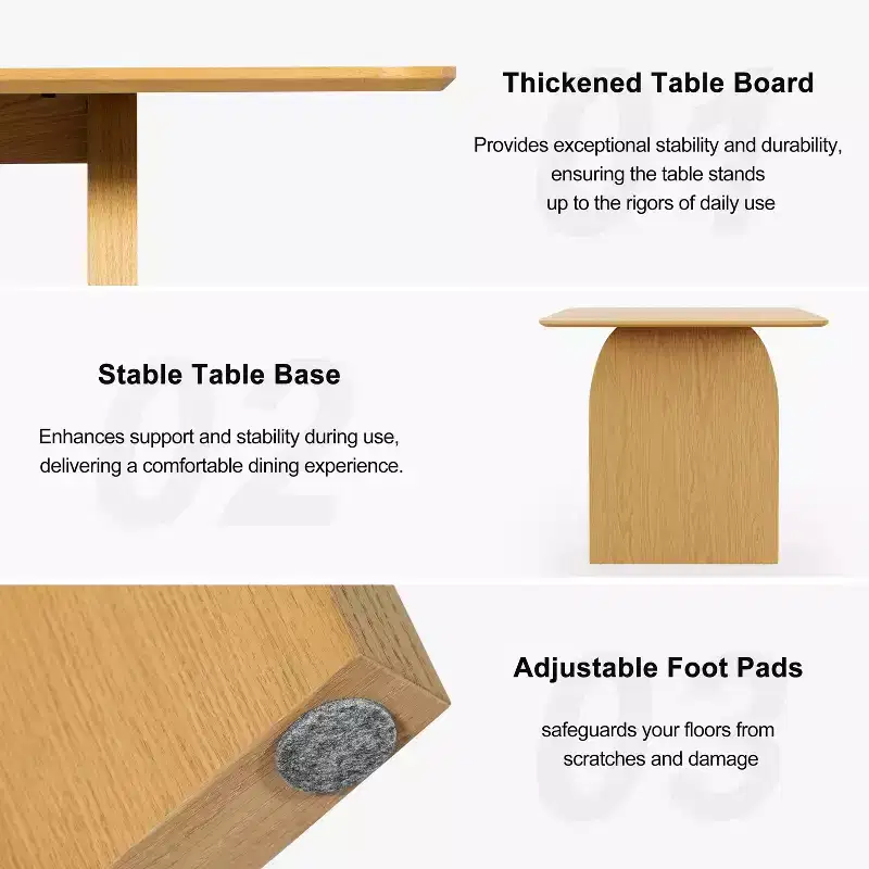 Modern Wood Dining Table