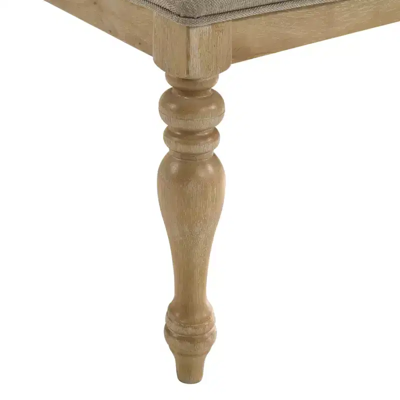 Roundhill Furniture Verta Solid Wood Cross-back Dining Chairs, Set of 2, Light Oak Finish