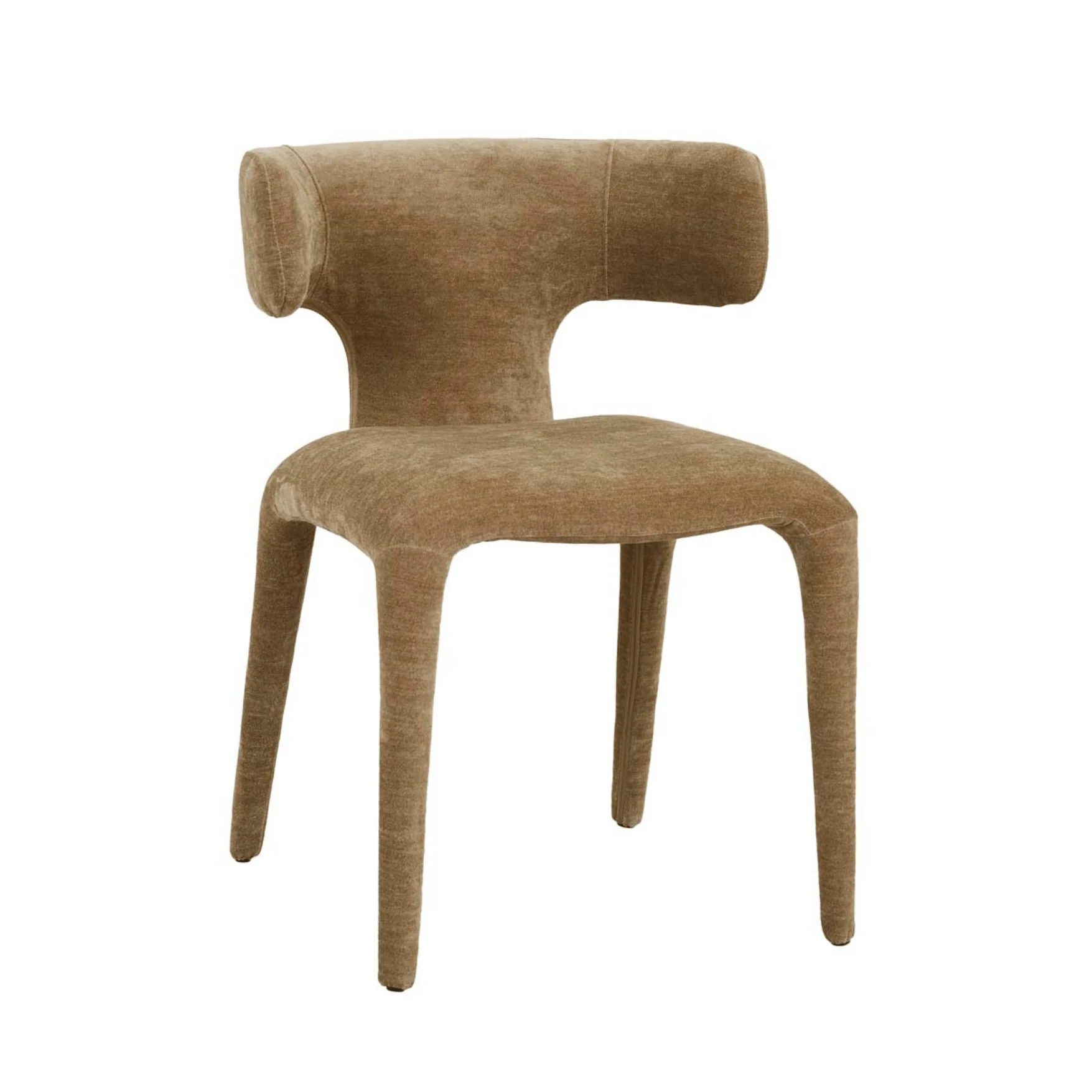 Velvet Dining Chair with Upholstered for Dining Room