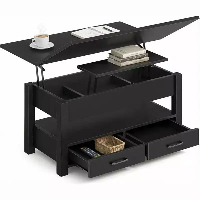 Lift-Top Coffee Table with Storage – 25.5