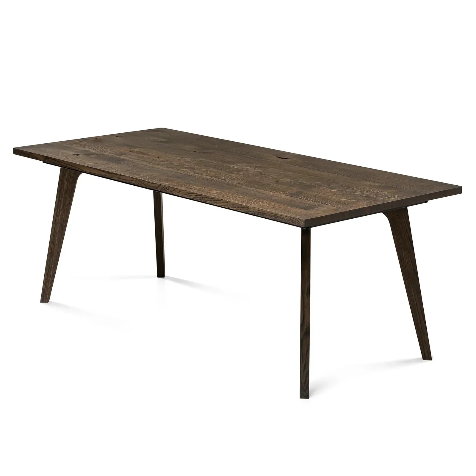 Oak Dining Table in Charcoal - Handcrafted from solid wood - this exquisite oak dining table from the collection is a stunning