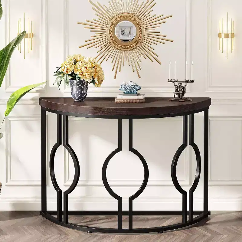 43 Half Moon Console Table