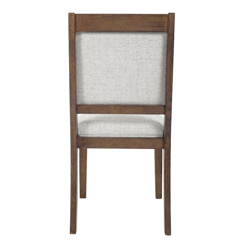 HomePop Open Back Upholstered Wood Frame Dining Chair - Set of 2