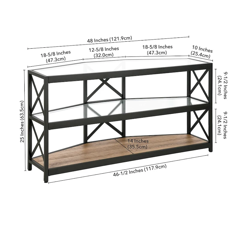 Celine Hexagonal TV Stand