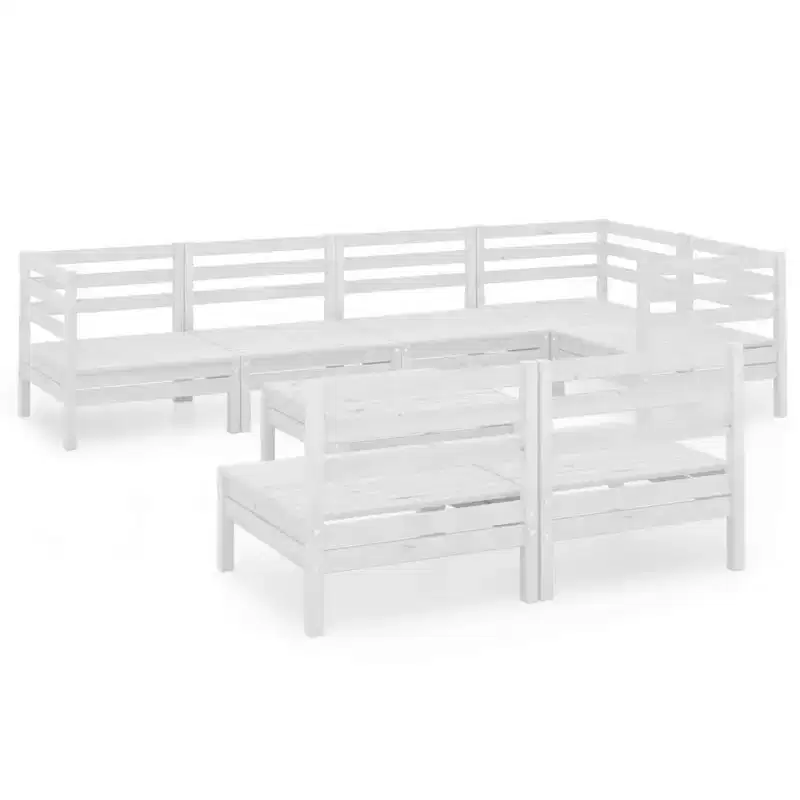 vidaXL Garden Lounge Set Solid Pine Standard Modular