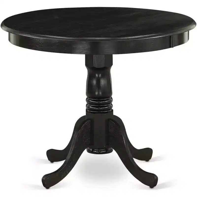 Dining Table Made of Rubber Wood, 36 Inch Round