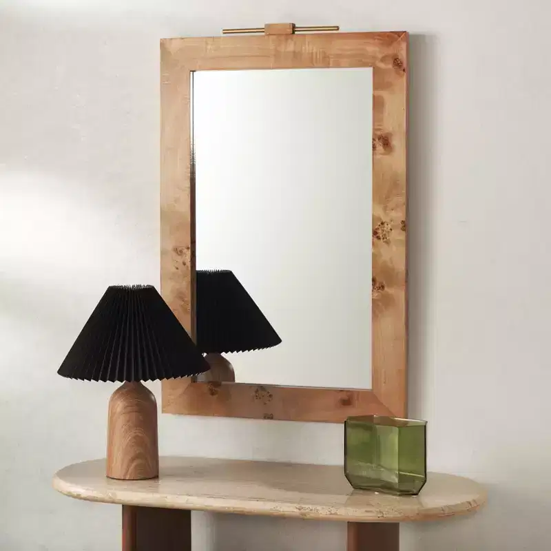 Anthea Mirror - 23.7 x 35.55 - MRR9015 - Natural/Light Natural - Safavieh