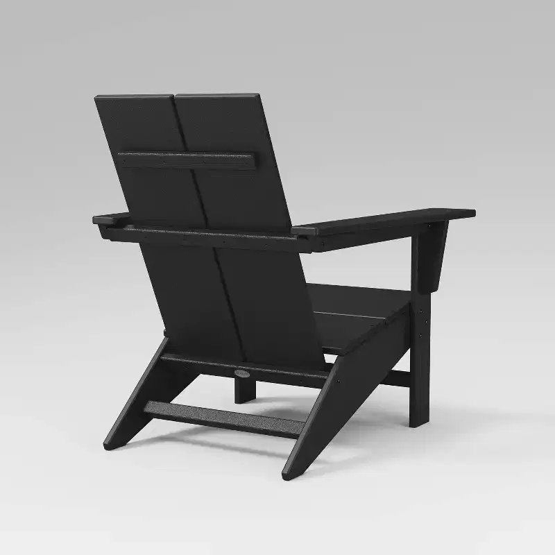 POLYWOOD Moore Adirondack Outdoor Patio Chair Black