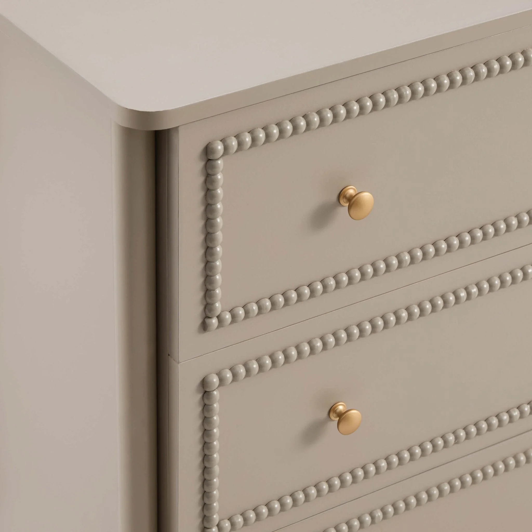 3 Drawer Chest - Taupe