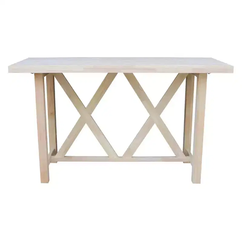Bar Height Table Unfinished