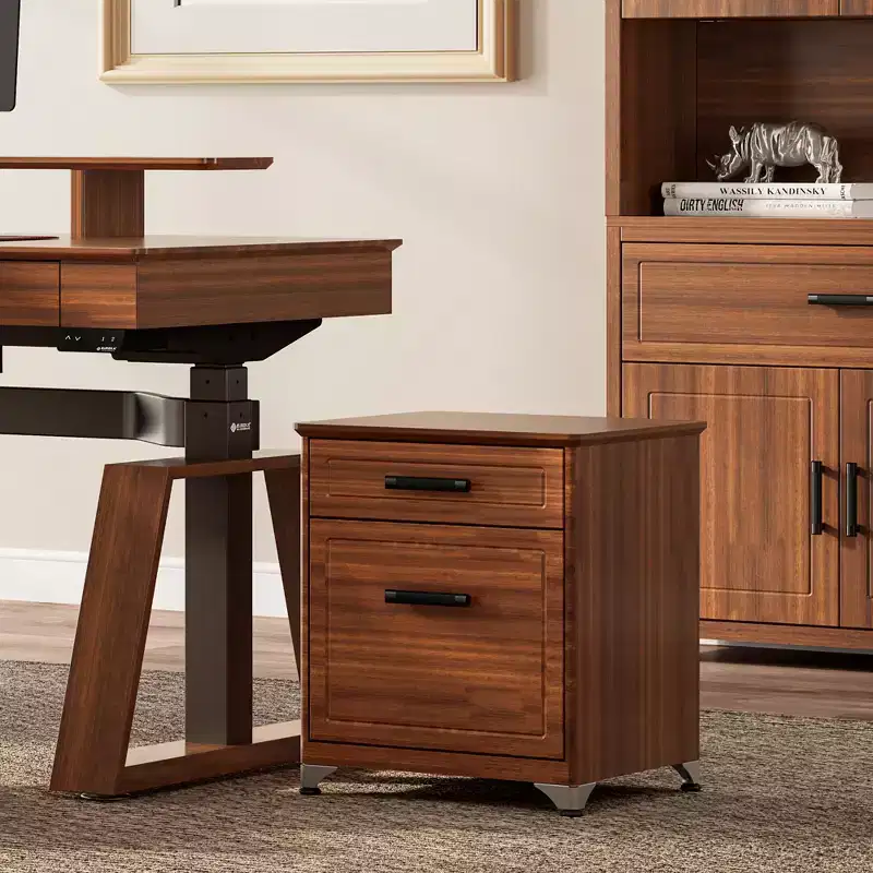 19 File Storage Cabinet, Walnut