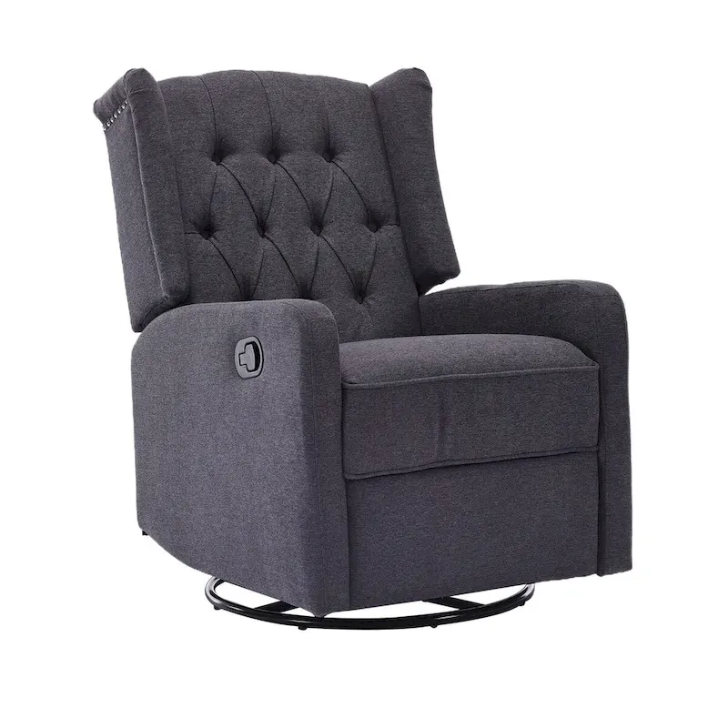 Multi-gear adjustable lounge chair 360 degrees full rotation rocking chair