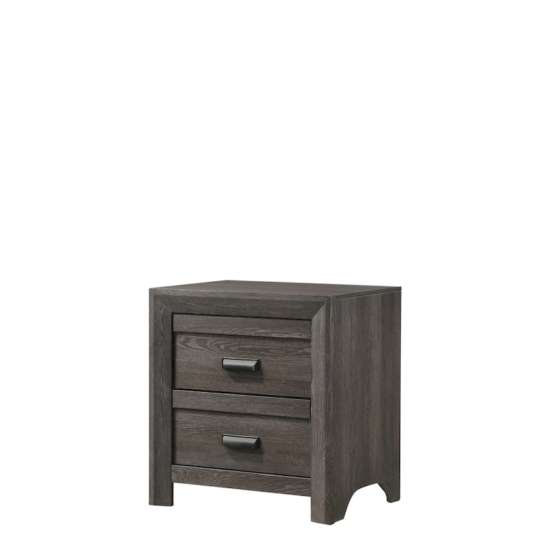 Essa 6 Piece Brown Classic Panel Bedroom Set