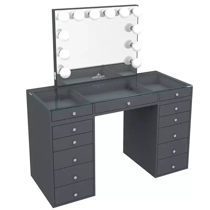 Impressions Vanity SlayStation Plus 2.0 Tabletop with 5 Drawer Units Bundle
