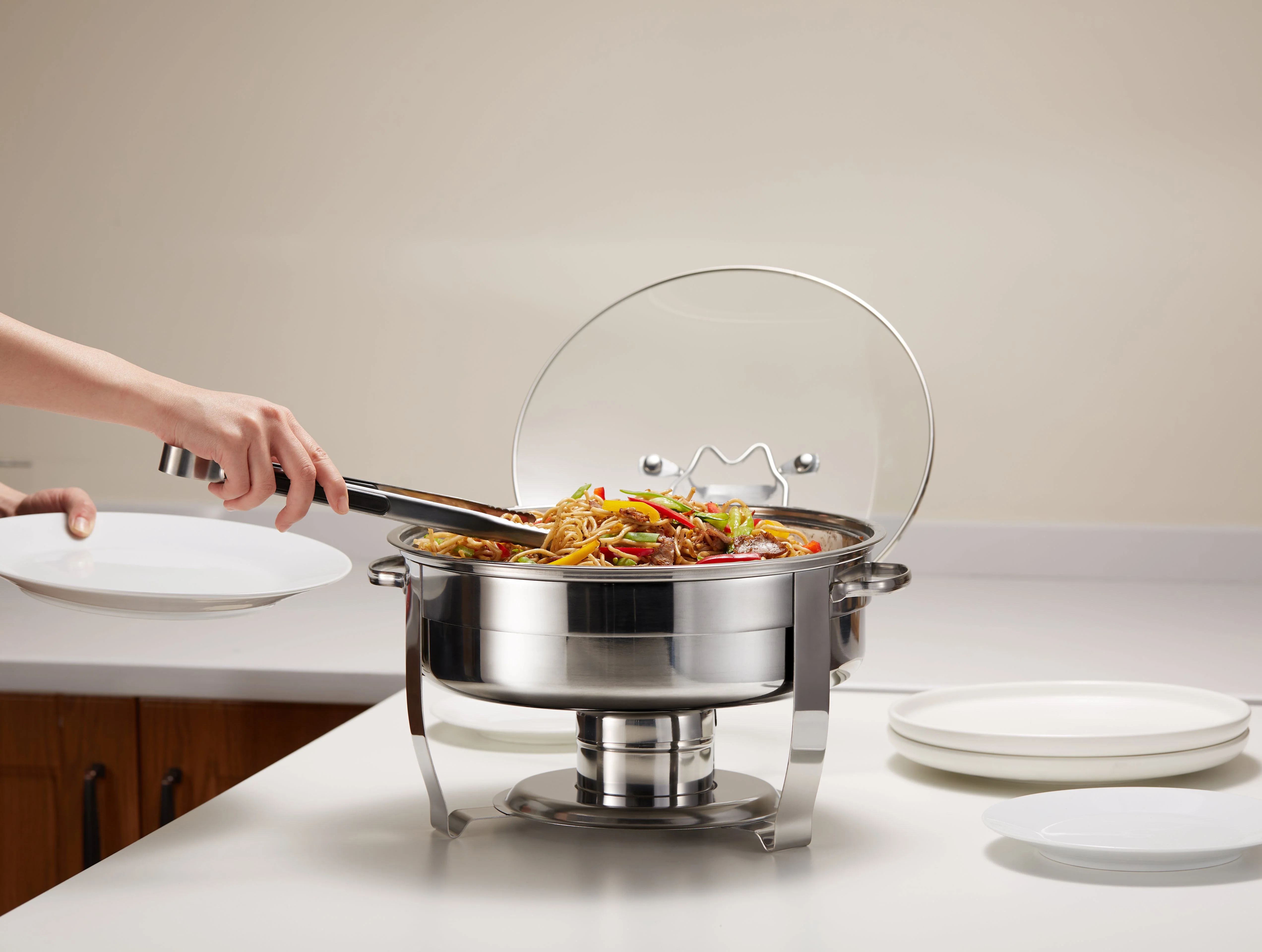 Stainless Steel Chafing Dish, 4.5 Qt