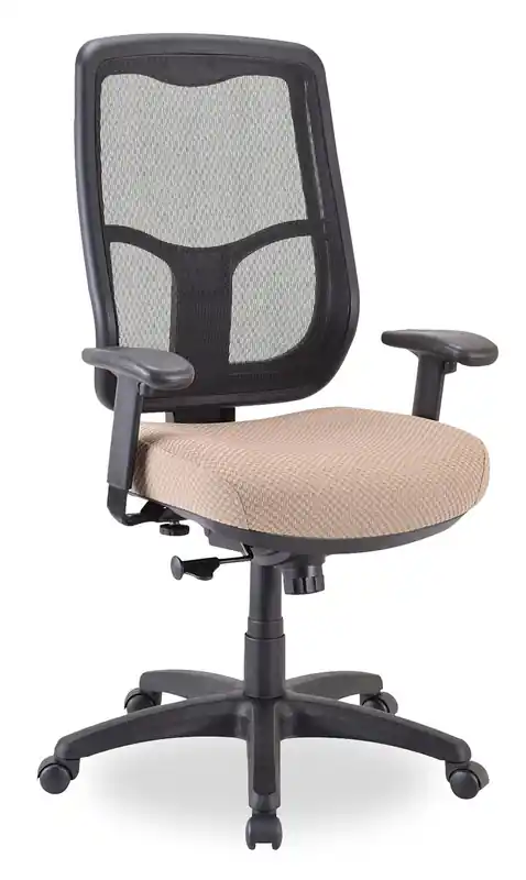 26.8 Office Chair - Beige with Mesh Back