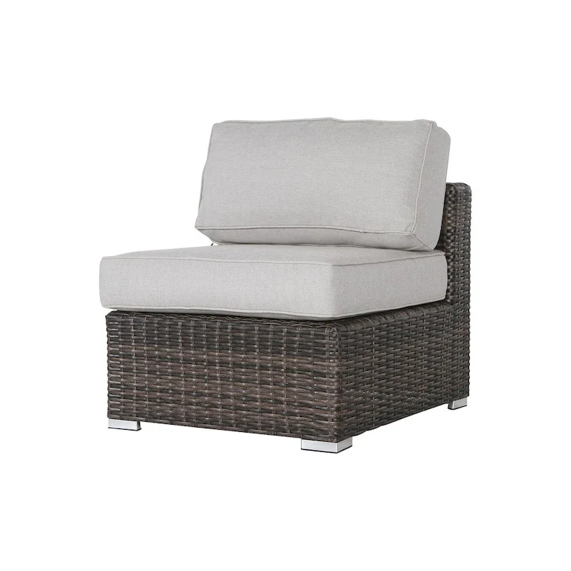 LSI Wicker/Rattan 4 - Person Seating Group with Cushions