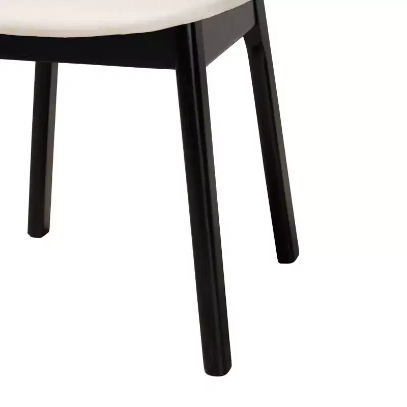 Baxton Studio Darrion Mid-Century Modern Wood 5-Piece Dining Set