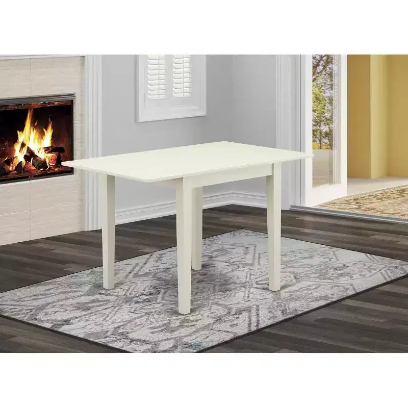 HomeStock Rectangular Table 30X48 With 2 Drop Leaves