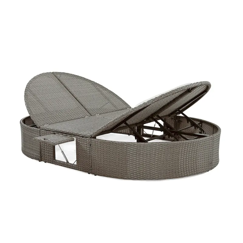 Patio 2-Person Daybed with Cushions and Pillows