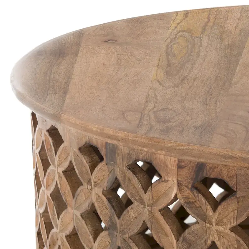 SAFAVIEH Antkea Round Coffee Table - 35 L x 35 D x 16 H - 35Wx35Dx16H