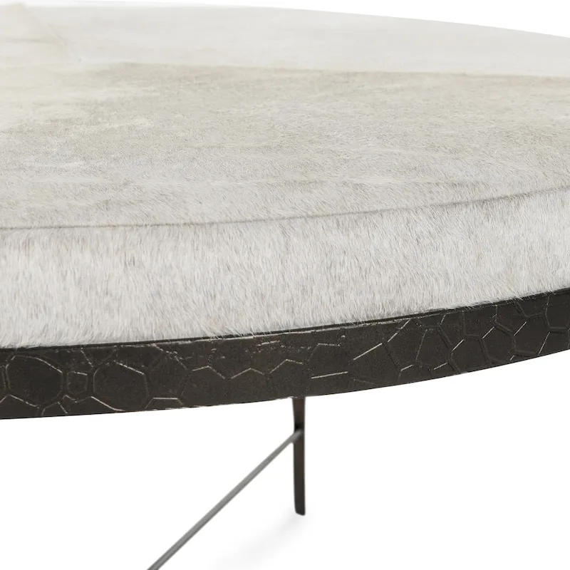 Leather Hide Coffee Table